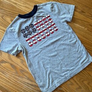 Boys Patriotic Baseball TShirt